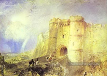  Turner Art - Château de Carisbrook Île de Wight Turner